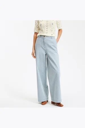 La Redoute Wide Leg Trousers with High Waist
