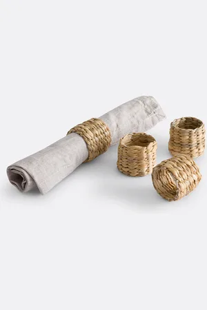 La Redoute Set of 4 Jacinto Water Hyacinth Napkin Rings