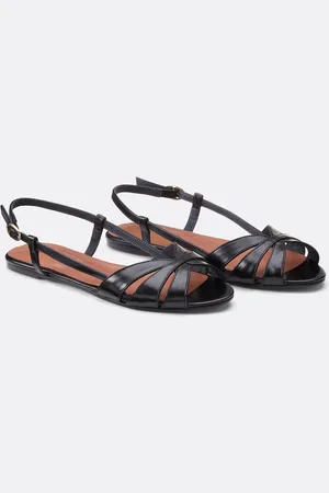 Jonak Delphine Leather Slingback Sandals