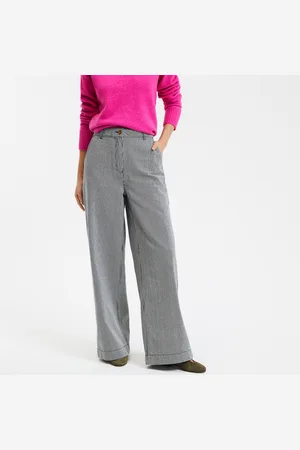 La Redoute Wide Leg Trousers with High Waist