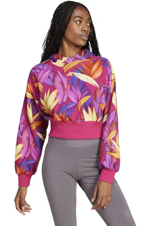 adidas Short Printed Hoodie, Farm Rio