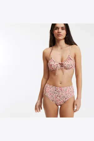 La Redoute High Waist Bikini Bottoms in Floral Print