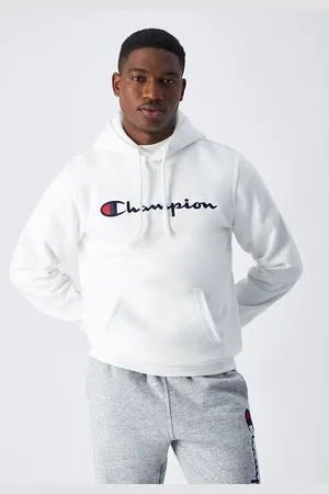 Champion Large Logo Print Hoodie