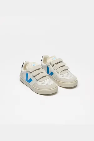 Veja Kids Small V-90 Leather Trainers
