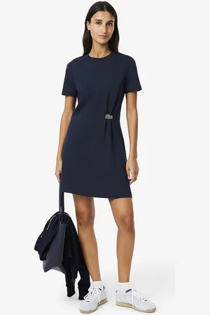 Lacoste Hip Pleated T-Shirt Dress