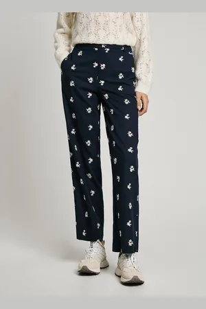 Pepe Jeans Printed Straight Trousers