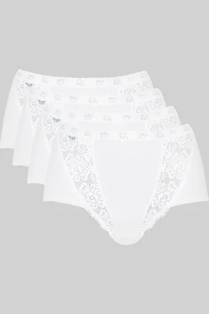 Sloggi Pack of 4 Chic Maxi Knickers in Cotton Blend
