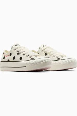 Converse All Star Lift Ox Polka Dots Trainers