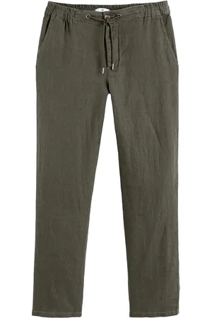 La Redoute Linen Straight Trousers, Length 30.5"