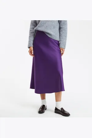 La Redoute Signatures Marion Maxi Skirt in Matte Satin