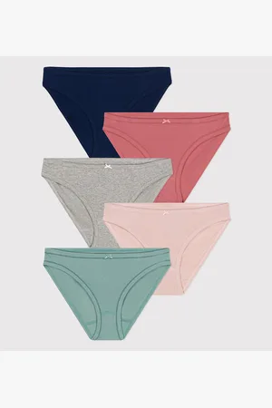 Petit Bateau Pack of 5 Knickers in Cotton