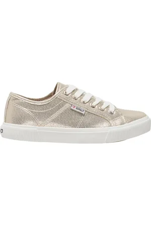 ONLY Nicola Low Top Trainers in Canvas