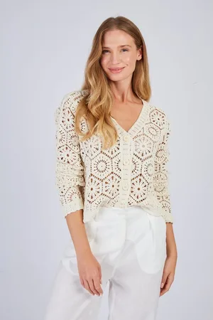 Derhy Filou Crochet Cardigan