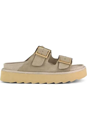 Colors of California Leather Mules with Thick Sole