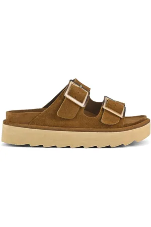 Colors of California Leather Mules with Thick Sole