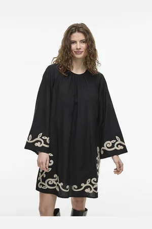 VILA Short Dress, with Decorative Print