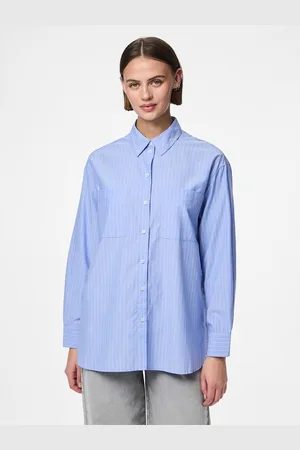 Pieces® Loose Fit with Fine Stripes