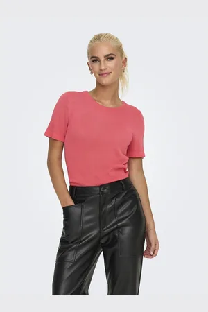 ONLY Crew Neck Jumper with Short Sleeves