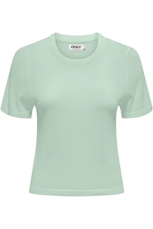 ONLY Crew Neck Jumper with Short Sleeves