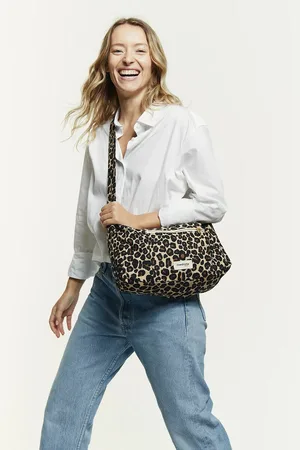 Rive Droite Paris Mini Charlot Crossbody Bag in Printed Canvas
