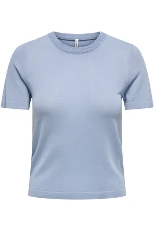 ONLY Crew Neck Jumper with Short Sleeves