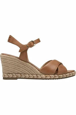 Tamaris Ultra-Supple Leather Wedge Sandals