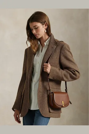 Ralph Lauren Mini Saddle Polo ID Leather Bag