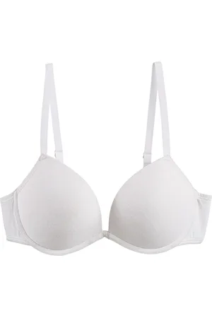 La Redoute Cottone Plain Push-Up Bra