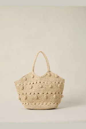 Petite Mendigote Soleil Raffia Bag