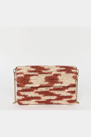 Petite Mendigote Sam Tie Dye Raffia Bag