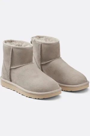 UGG Classic Mini II Ankle Boots with Faux Fur Lining