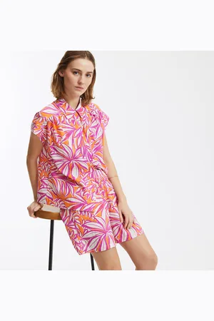 La Redoute Floral Print Shirt with Short Sleeves