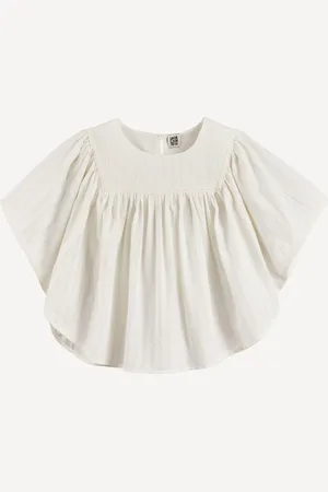 La Redoute Butterfly Blouse with Short Sleeves