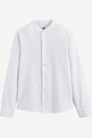 La Redoute Shirt, Mandarin Collar, Cotton/linen