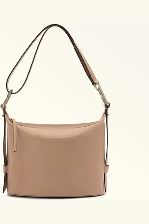Furla Nuvola m Leather Hobo Bag