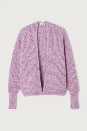 American Vintage East Loose Fit Cardigan with Long Sleeves