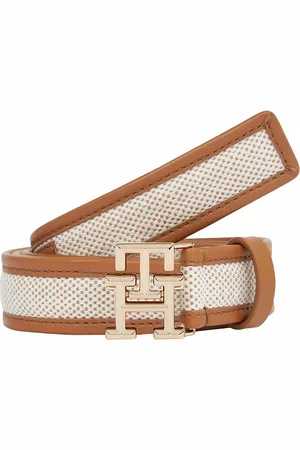 Tommy Hilfiger TH Logo Canvas Belt