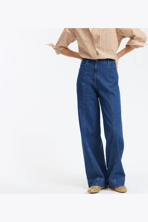 La Redoute Wide-Leg Jeans, Stitching Details, High Waist
