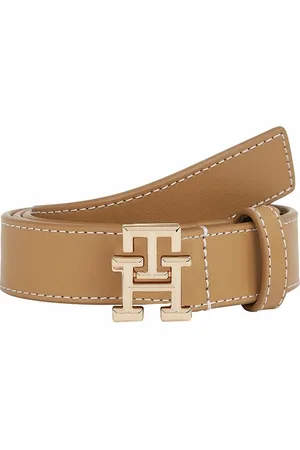 Tommy Hilfiger Leather Belt with TH Logo
