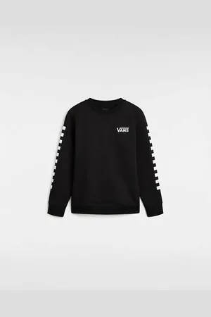 Vans Round-Neck Fleece Sweatshirt with Long Sleeves