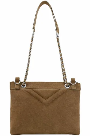 IKKS 1440 Reporter Clutch Bag with Shoulder Strap in Leather