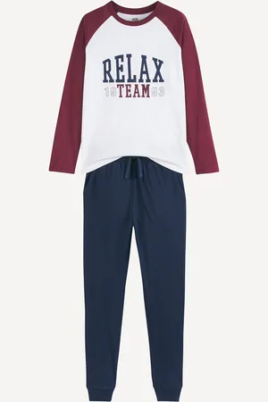La Redoute Cotton Pyjamas with Printed Message
