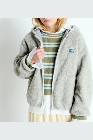 American Vintage Hoktown Hooded Jacket in Sherpa