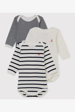 Petit Bateau Pack of 3 Bodysuits