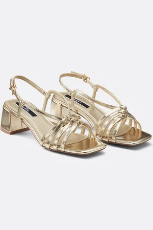Pepe Jeans Zoe Metallic Heel Sandals