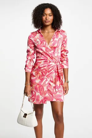 Morgan Wrapover Mini Dress