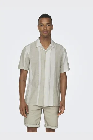 Only & Sons Striped Short Sleeve Shirt