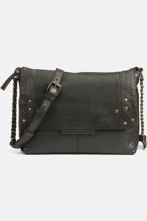 Pieces® Felizia Leather Large Bag