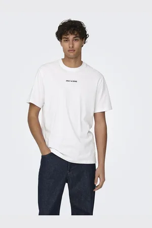 Only & Sons Logo Print T-Shirt in Regular Fit