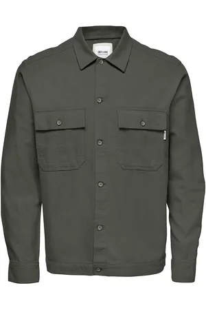 Only & Sons Linen and Cotton Shacket